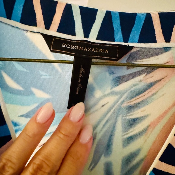 BCBGMaxAzria Multicolor Patterned Dress - Picture 2 of 2